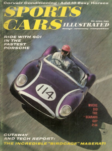 SPORTS CARS ILLUSTRATED 1960 APR - PORSCHE RSK SPYDER, GURNEY, ABARTH, SCARAB